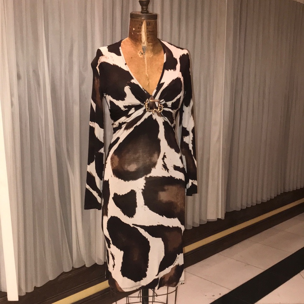 Roberto Cavalli size small animal print dress